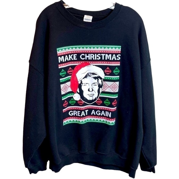 Gildan Other - MAKE Christmas great again Donald trump sweatshirt crewneck